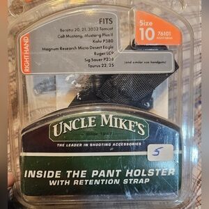 Uncle Mikes Inside-The-Pant w/ Retention Strap right Hand Holster Small Autos